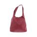 Joy Susan Shoulder Bag: Pebbled Burgundy Solid Bags