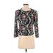 Philosophy Republic Clothing Jacket: Short Black Floral Jackets & Outerwear - Women's Size Small