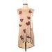 Forever 21 Casual Dress - High/Low: Tan Hearts Dresses - Women's Size X-Small