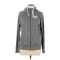 Nike Track Jacket: Below Hip Gray Jackets & Outerwear - Women's Size Large