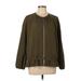 Zara Basic Jacket: Green Jackets & Outerwear - Women's Size Large