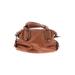 Lauren by Ralph Lauren Leather Shoulder Bag: Pebbled Brown Print Bags