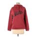 Nike Pullover Hoodie: Red Solid Tops - Women's Size X-Small