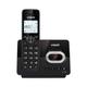 VTech CS2050 Schnurloses Telefon mit Anrufbeantworter, Eco+ Modus, Seniorentelefon, schnurloses Telefon, Anrufsperre, Freisprechfunktion, große Tasten, 1-zeilige Anzeige, Schwarz