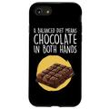 Hülle für iPhone SE (2020) / 7 / 8 Chocolate Lover Zitat Humor Chocolate Milk Chocolate Bars