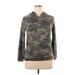 Rumi + Ryder Pullover Hoodie: Gray Camo Tops - Women's Size X-Large