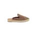 Universal Thread Mule/Clog: Slip On Stacked Heel Boho Chic Tan Shoes - Women's Size 8 1/2 - Almond Toe