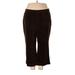 Pilcro Velour Pants - High Rise: Brown Activewear - Women's Size 3X