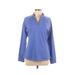 Asics Track Jacket: Blue Jackets & Outerwear - Women's Size Large