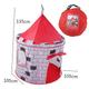 UPKOCH Play Tent for Girls Tent for Kids Girl Tent Kids Outdoor Tent Kids Castle Tent Kids Playhouse Princess Tent for Girls Indoor Tent Tents Baby Tent House Toy Room Child Yurt Red