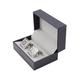 Men'S Shirt Pattern Cufflinks Square Enamel Cufflinks Wedding Clothing Accessories (Cufflinks With Box A)