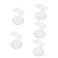 POPETPOP 10 Pcs Non-stick Barbecue Mat Oven Baking Rack Camping Bbq Mesh Grill Basket Wire Cooling Wire Rack for Baking Multi- Campfire Cooking Grill Japanese-style Burner Stainless Steel