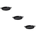 TOPBATHY 3 Pcs Ceramic Bakeware Lasagna Baking Pan Ceramic Oven Dish Baking Pans for Oven Kitchen Ceramic Baking Pan Non Stick Baking Trays Food Serving Tray Snack Plate Ceramics Binaural