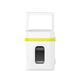 AQQWWER Mini Fridges Mini Refrigerator Small 10L Car Refrigerator Single Door Car Home Dual-Use Thermoelectric Mini Fridge Cooler Warmer (Color : Yellow)