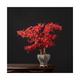 Artificial Bonsai Tree Bonsai Tree Fake Pine Bonsai Indoor Decoration Fake Bonsai Artificial Plants for Indoor Room Office Decoration（red） Fake Plant in Pot Artificial Plants (Color : A)