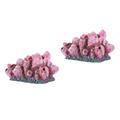 Toddmomy 2pcs Fish Tank Decoration Fake Coral for Saltwater Tank Resin Coral Decor Fake Coral Ornament Salt Water Fish Tank Aquarium Coral Decor Ocean Decorations Sea Decor Plant Coral Reef