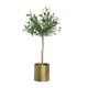 Artificial Trees Artificial Tree Plant Artificial Potted Olive Tree Pieces Bionic Bonsai Large Fake Tree Artificial Plant Decoration Artificial Plant (Size : A-80cm)