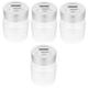 NUOBESTY 4pcs Piggy Bank Money Accessory Coin Container Money Container for Cash Saving Transparent Saving Pot Clear Savings Jar Daily Use Saving Bank Transparent Bank Money Box Abs Small