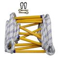 Agashi Safety Rope Ladder, Fire Escape Ladders for Home Climbing Fire Escape Emergency Evacuation for Climbing Frame 2/3/4 Storey/10M/33Ft