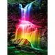 Rainbow Waterfall Paint by Numbers Kits for Adults,without Frame 55x70cm DIY Canvas Oil Painting Kit for Adults Kids or Beginner with Paint brushes Acrylic Pigment Paintwork for Home Wall Decor Gift