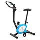AQQWWER Exercise Bike Exercise Bike Stationary Bicycle with LCD Monitor Cardio Indoor Fitness Gym Cycling Exercise Bikes For Home Fitness Training (Color : Blue)