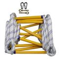 Agashi Safety Rope Ladder, Fire Escape Ladders for Home Climbing Fire Escape Emergency Evacuation for Climbing Frame 2/3/4 Storey/3M/10Ft