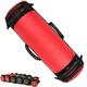 Power Bag Fitness Sandbag Weight Bag with Handle, Leather Surface Workout Sandbag Heavy Sandbags for Functional Strength Training, Dynamic Load Exercises (No sand) (30KG,Red)