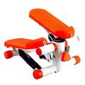 Mini Stepper Portable Exercise Stepper,Up-down Stepper,Silent Workout Equipment,with Resistance Rope Suitable (orange)