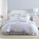 Laura Ashley - Duvet Set, Super Soft & Cozy Bedding, Includes Matching Shams & Bonus Throw Pillow Covers, Luxurious Home Decor (Hope Patchwork Blue, Twin)