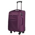 ZNBO Hard Shell Suitcase Luggage,Suitcase Trolley Carry On Hand Cabin Luggage Hard Shell Travel Bag Lightweight with TSA Lock,Suitcase Large Lightweight Hard Shell ABS Large Suitcase,Purple,30