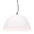 TEKEET Home & Garden Lighting Lamps-Industrial Vintage Hanging Lamp 25 W White Round 41 cm E27