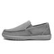 GYCF Men's Loafers Slip On Moccasin Flats Comfortable Boat Shoes Mens Canvas Casual Shoe Breathable Walking Slip On Breathable Men's Casual Low Shoes,Grey,45EU