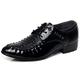 HJGTTTBN Leather Shoes Men Men's Shoes Men's Patent Leather Fish Shoes Men's Dress Shoes Dress Shoes Men's Leather Shoes Oxford Shoes (Size : 6.5 UK)