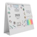 NUOBESTY 4 Pcs 2022 Calendar 2022 Office Desktop Calendar Big Calendar Memo Book Office Desk Calendar Wall Calendar Desktop Planner Household 2022 Note Calendar Hanging Paper Books Simple