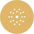 EXPERT C470 SANDING DISCS 18-HOLE PUNCHED 225MM 60 GRIT, C-Weight Paper, Hook & Loop Fixing, Aluminium Oxide, 25 in Pack