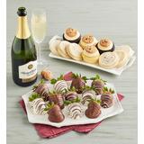 Cheryl's® Cookies And Cupcakes, Gourmet Drizzled Strawberries™, And Sparkling White Wine, Family Item Food Gourmet Assorted Foods by Harry & David