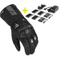 Macna Progress 2.0 RTX DL heatable waterproof Motorcycle Gloves Kit, black, Size XS