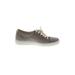 Ecco Sneakers: Gray Print Shoes - Women's Size 7 - Round Toe