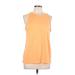 Nike Active Tank Top: Orange Activewear - Women's Size Large