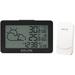 Explore Scientific Large Display Weather Station with Temperature and Humidity (Black) WSH4002Q