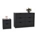 Bennett 2 Piece Bedroom Set,Nightstand + Dresser，for Bathroom,Living Room,Bedroom