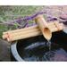 12" Zen Water Fountain Kit - Durable Split-Resistant Bamboo Water Fountain Outdoor & Indoor Use - Adjustable