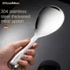 304 Stainless Steel Rice Spoon Household Cafeteria Long Handled Rice Spoon Non Sticky Rice