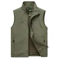 Gilet senza maniche uomo estate gilet traspirante multitasche gilet giacca uomo pesca all'aperto