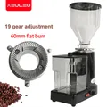 XEOLEO Macinacaffè Elettrico 200W Macchina per Caffè Espresso Bean Miller 60mm Macinacaffè Piatto Macchina per Espresso 20 Passi