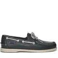 Scarpe da uomo autentiche Sebago Docksides-scarpe da barca stringate con punta Moc in pelle Premium