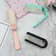 Foldable Comb Portable Ladies Comb Soft Bristle Brush Head Anti-Static Fine Teeth Massage Hair