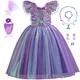 Kostüm für Mädchen Prinzessin Party Kleider Karneval Kostüme Abendkleid Geburtstags geschenke für