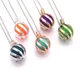 New Watermelon ball style Aromatherapy lockets Perfume Aroma Diffuser necklace Essential Oils