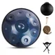 Blue 440/432Hz Handpan 22 inch 9/10/12 Notes D Minor Steel Tongue Drum Yoga Meditation Beginner
